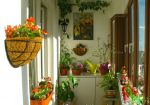 欧式田园风格阳台花架装修实景图欣赏
