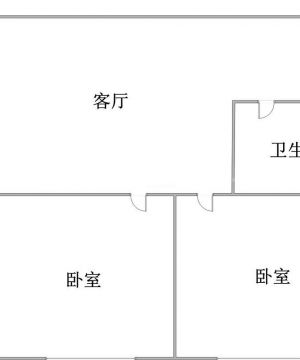 农村二室一厅户型图阳台改厨房设计图片