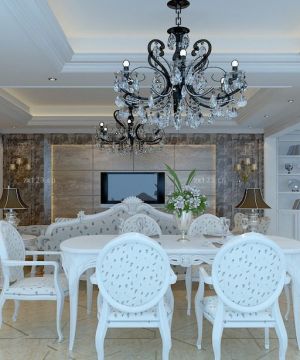 二室二厅欧式餐厅设计效果图片欣赏