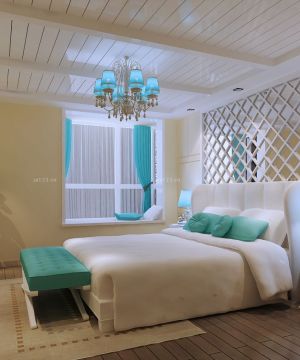 经典欧式风格错层卧室设计图片大全