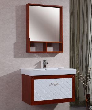 最新现代家居整体浴室柜装修效果图片