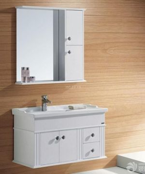 现代家装整体浴室柜装修图片欣赏