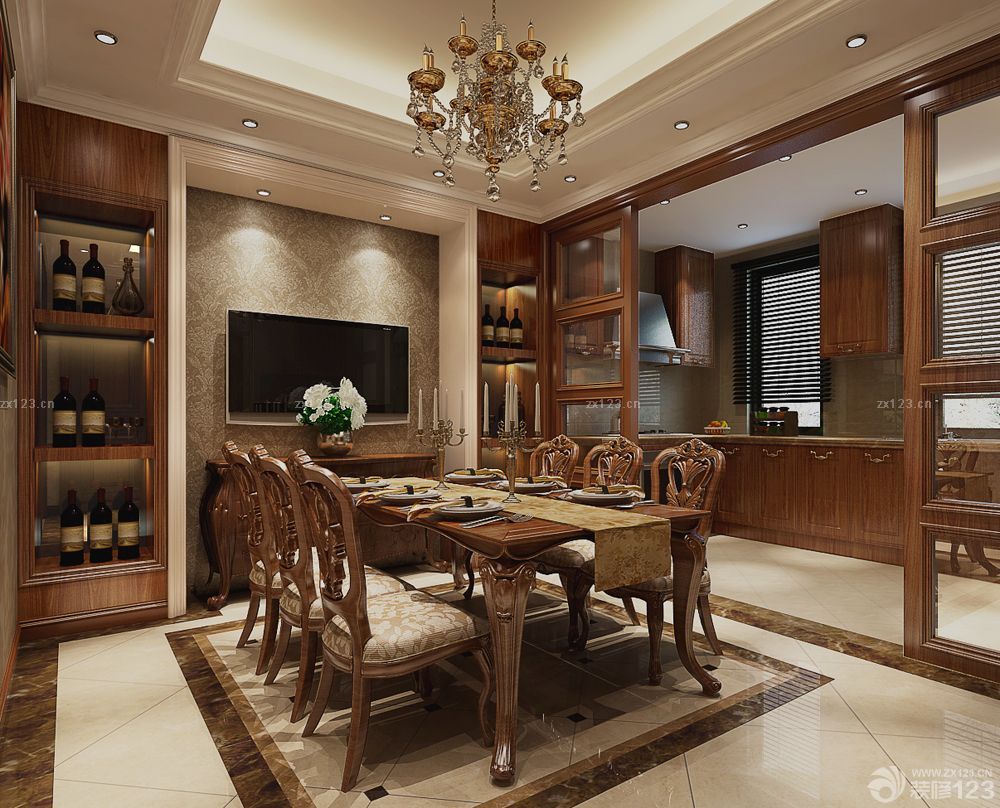 2025欧式别墅餐桌椅子设计图片大全