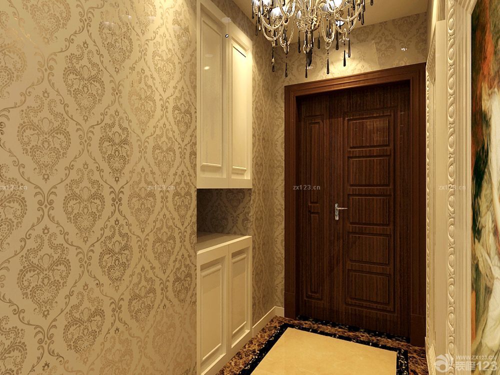 2025进门玄关波打线设计图片