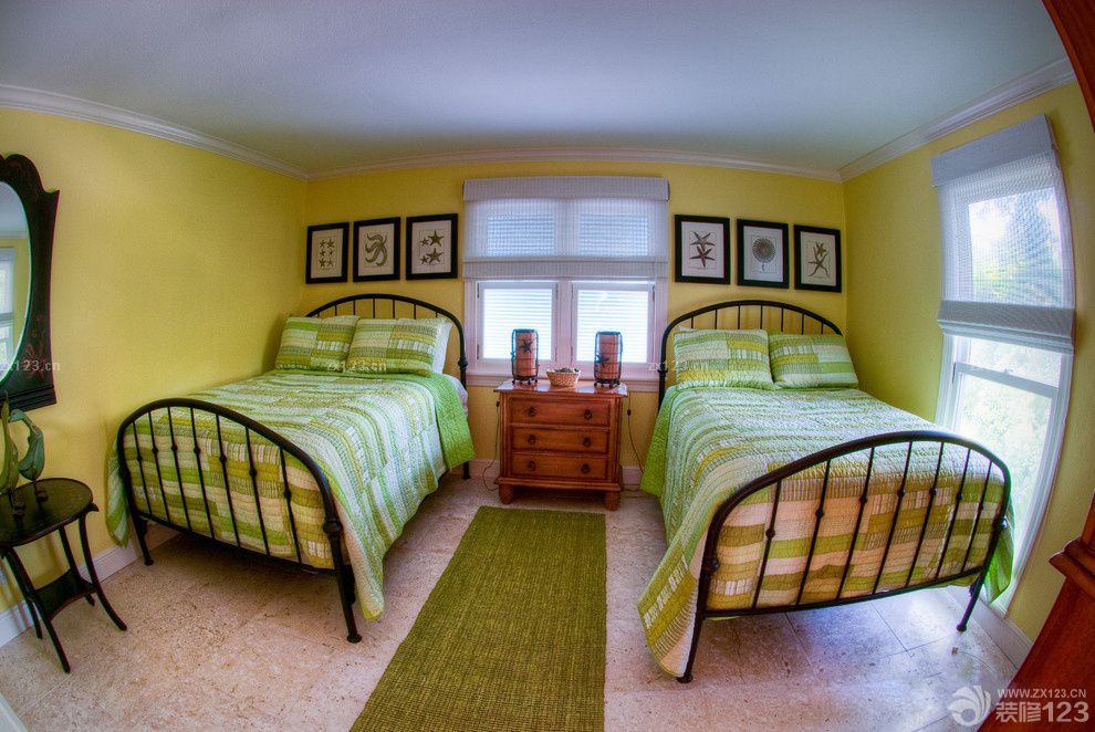 儿童卧室柜子摆放效果图片大全