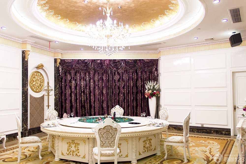 2025豪华欧式餐厅包房装修设计图片