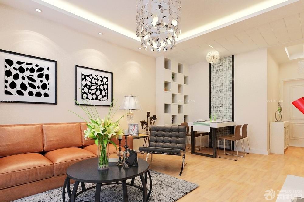 小户型客厅过道吊顶pvc扣板吊顶设计效果图