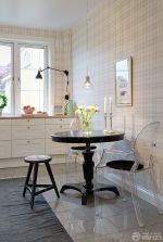 小户型厨房餐厅一体瓷砖铺贴设计图