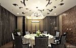 餐厅包房艺术吊顶装修设计效果图欣赏