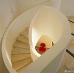 现代简约家装螺旋楼梯设计图片欣赏