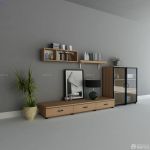 80平米简装组合电视柜效果图