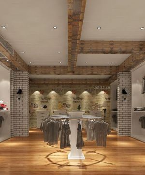 2025简约风格男装店面装修样板大全