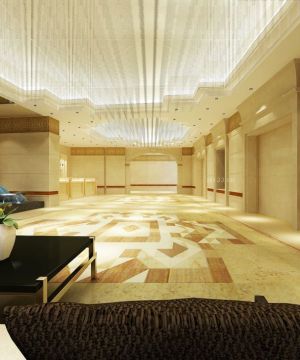 2025最新高档休闲会所大厅背景墙设计效果图