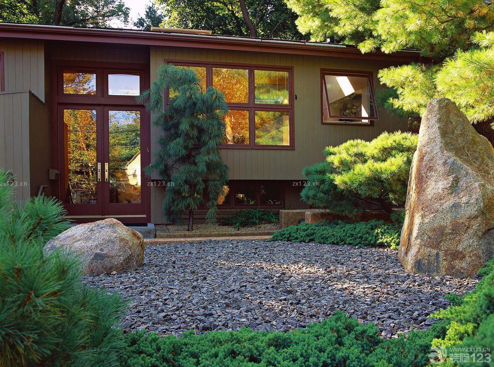 2025美式风格一层别墅外观图