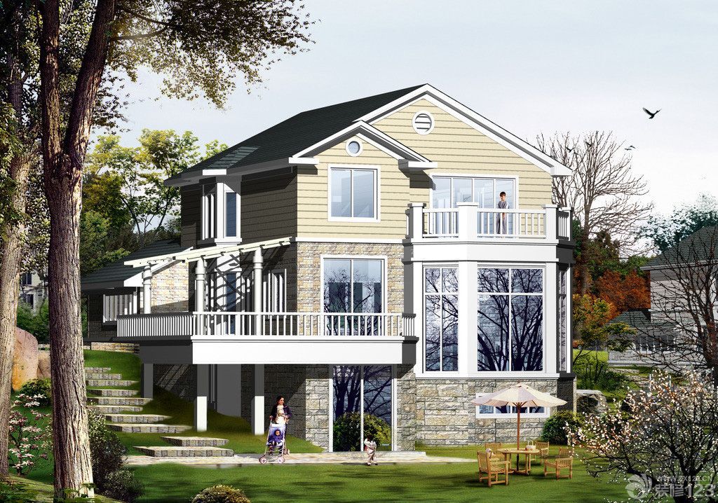 2025最新欧式风格农村小洋楼设计图片