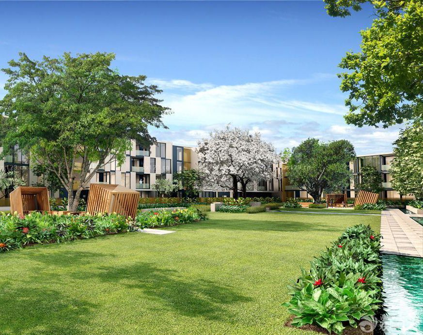 简约田园风格空中花园设计图