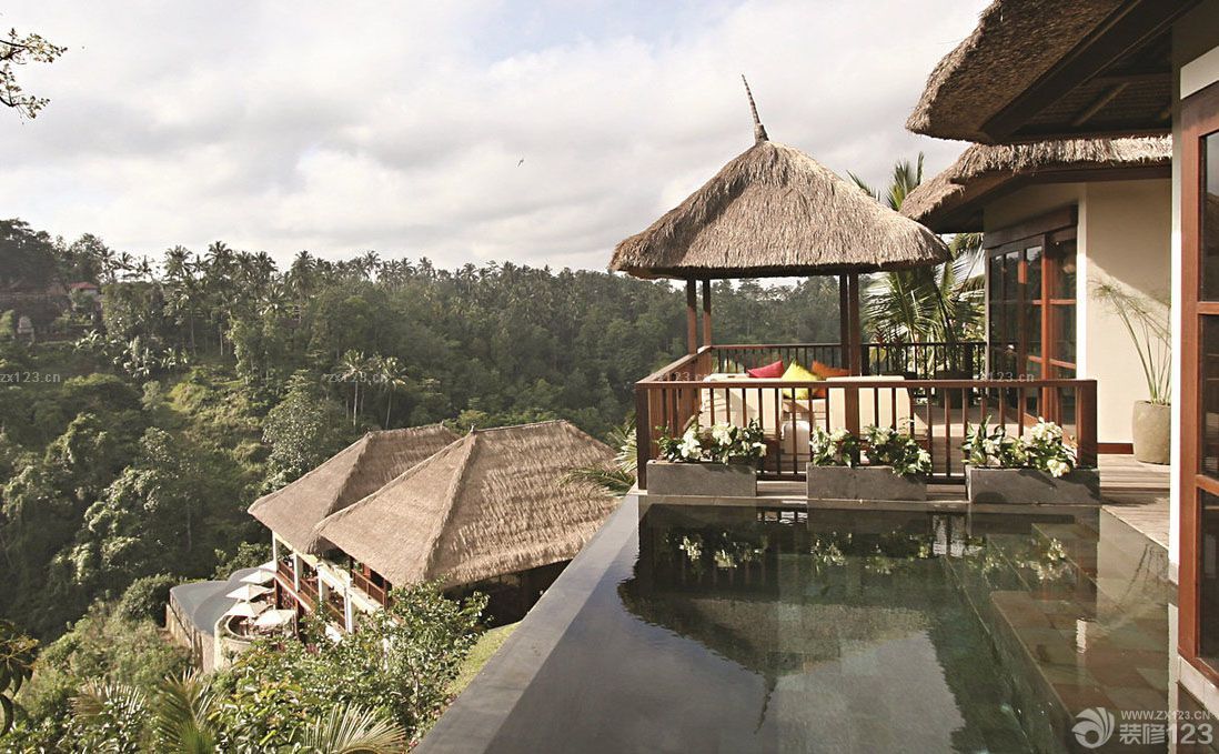 最新别墅空中花园设计效果图片