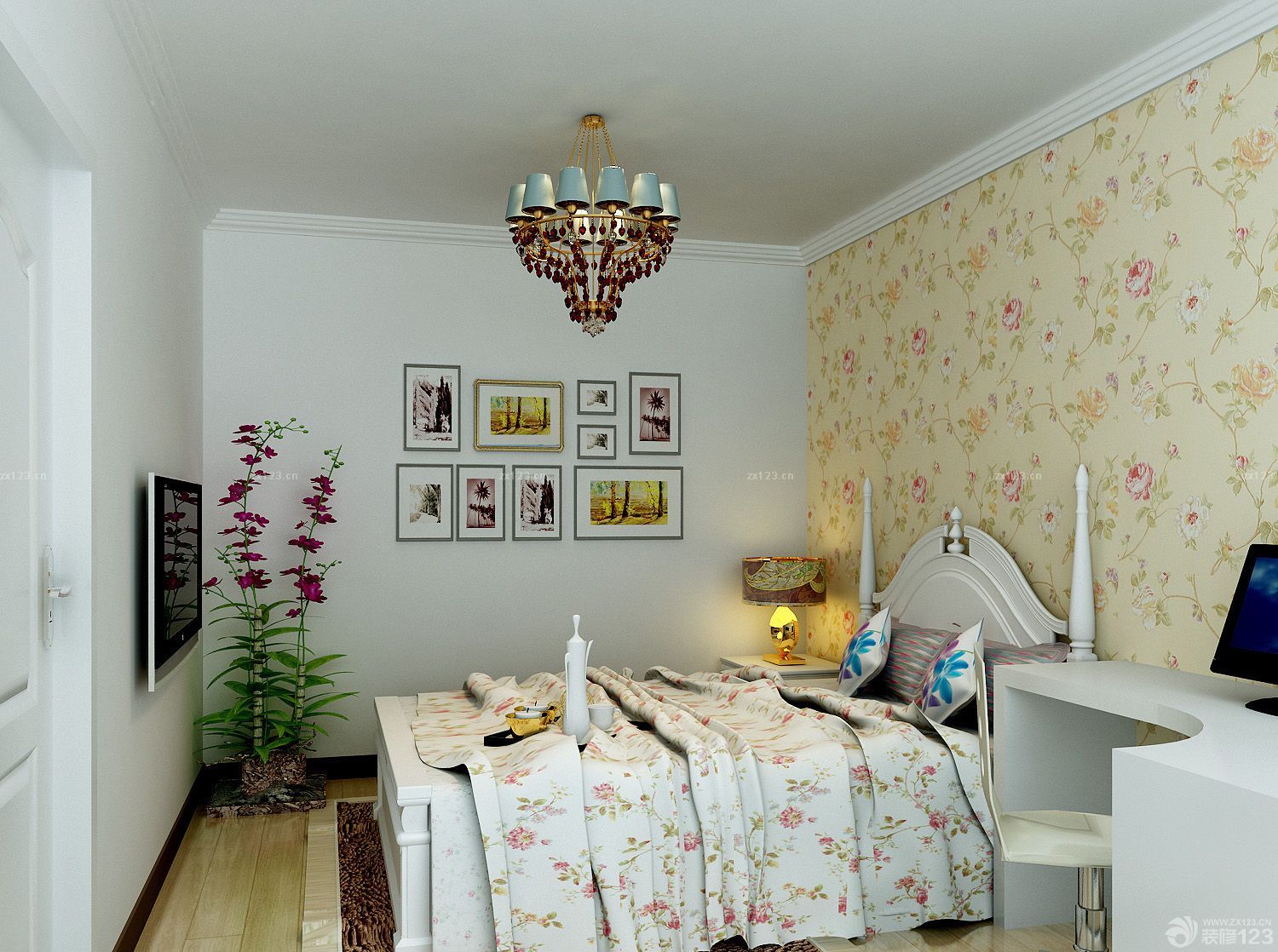 2025室内花藤壁纸装修墙纸大全