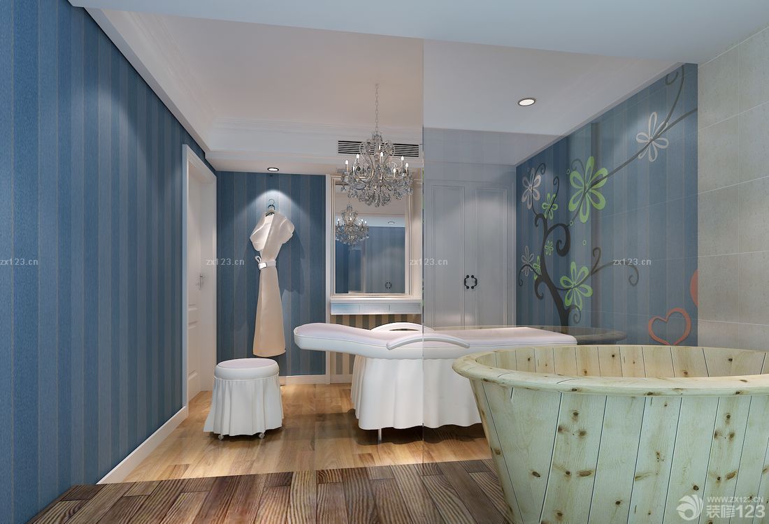 2025会所单人床装修设计效果图