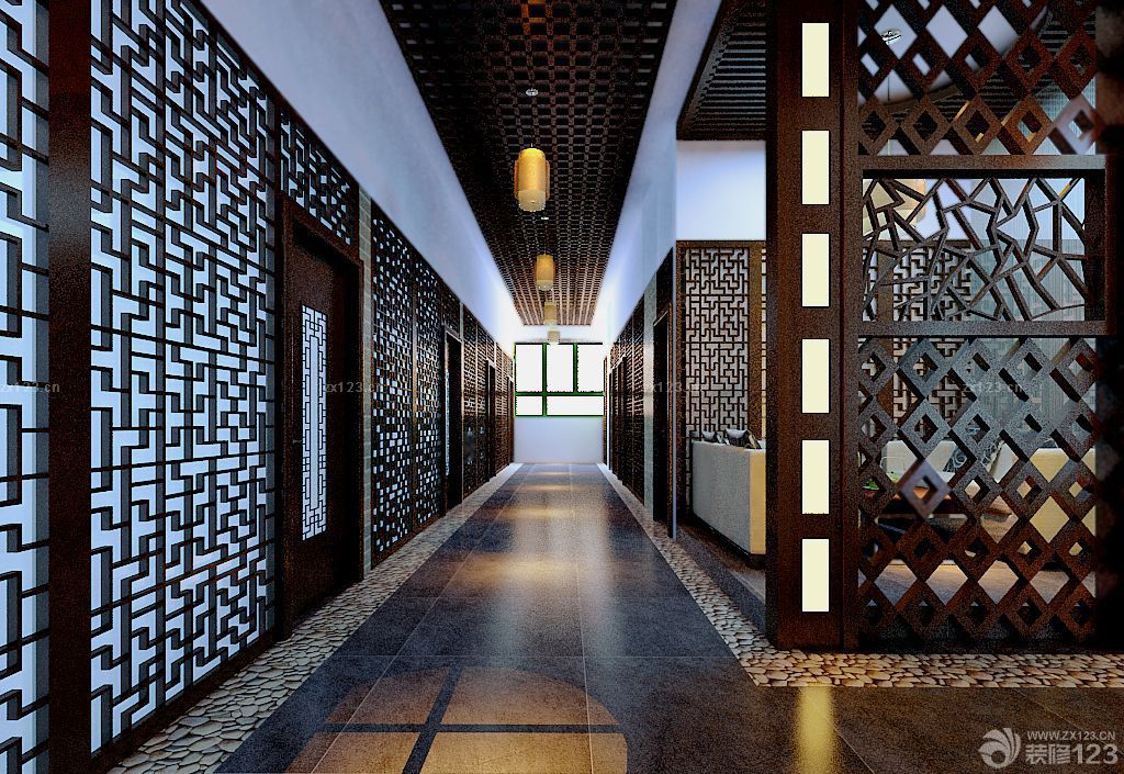 最新中式风格茶楼装修设计 