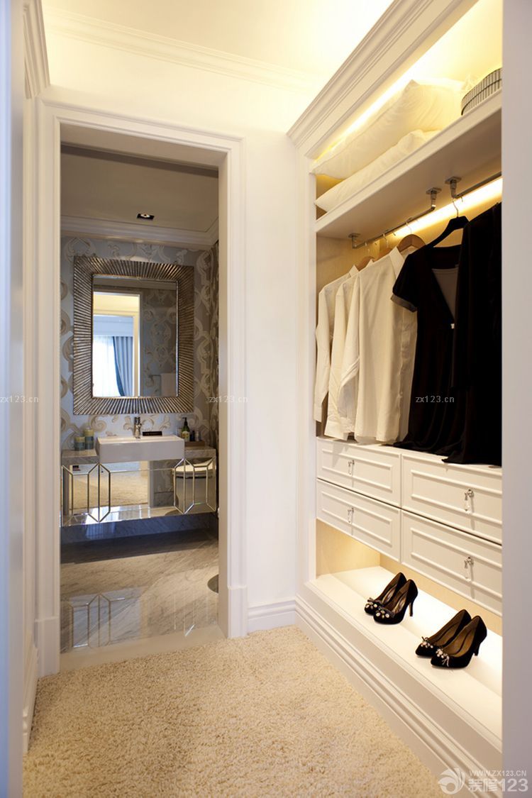 时尚欧式阳台改衣帽间设计效果图片欣赏