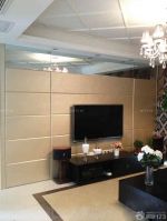 客厅背景墙暗门设计效果图片