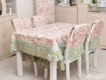 2025家装餐厅桌布椅套装饰效果图片欣赏