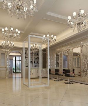 欧式店面美发店装修效果图欣赏