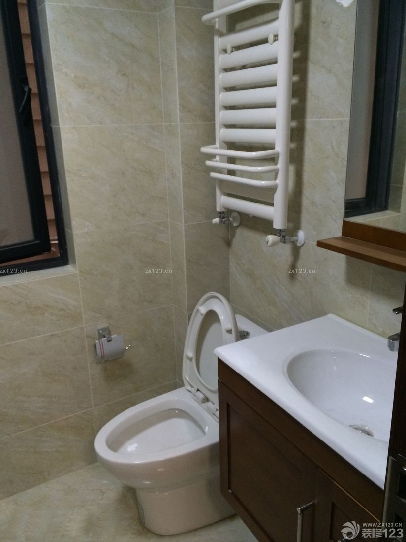 2025最新小户型住宅卫生间毛巾架装修样板间