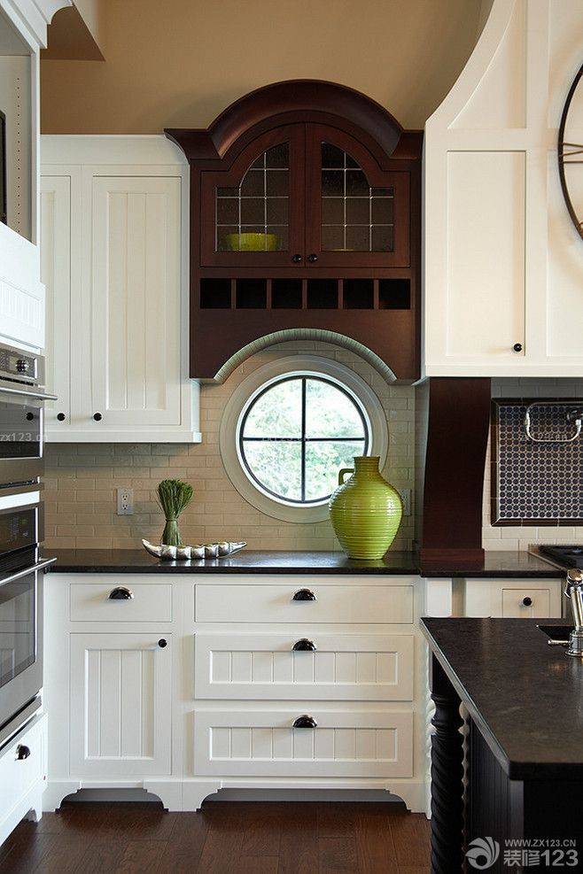 家庭厨房橱柜拉手效果图片欣赏