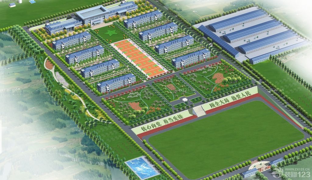 2025简约中式风格绿化设计图