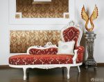 美式风格双人沙发床设计效果图欣赏