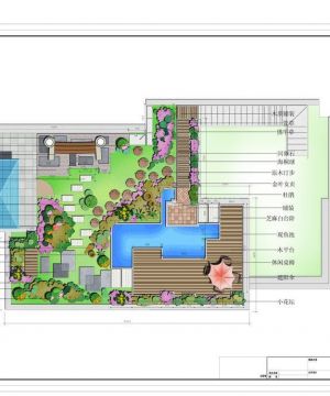 2023屋顶花园平面效果图