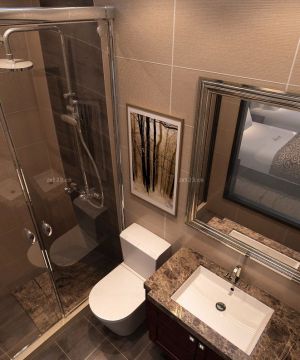 最新酒店客房卫生间玻璃幕墙装修案例大全