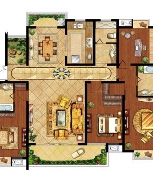 2025最新花园洋房三室两厅户型图