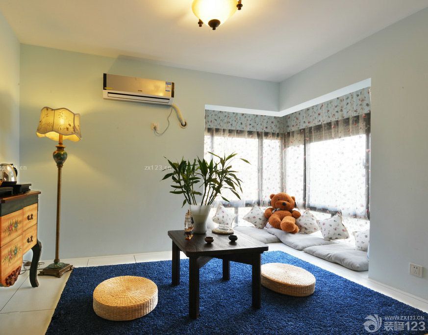 混搭风格室内大飘窗设计图片大全