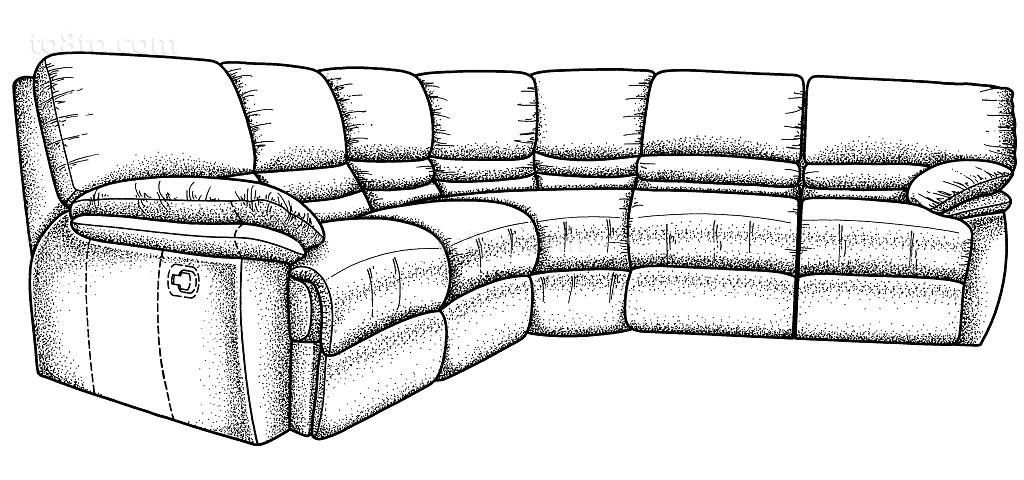 2020转角沙发立面图