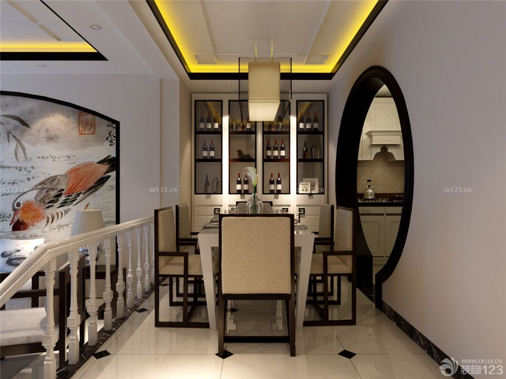 2025家庭餐厅拱形门洞设计图片