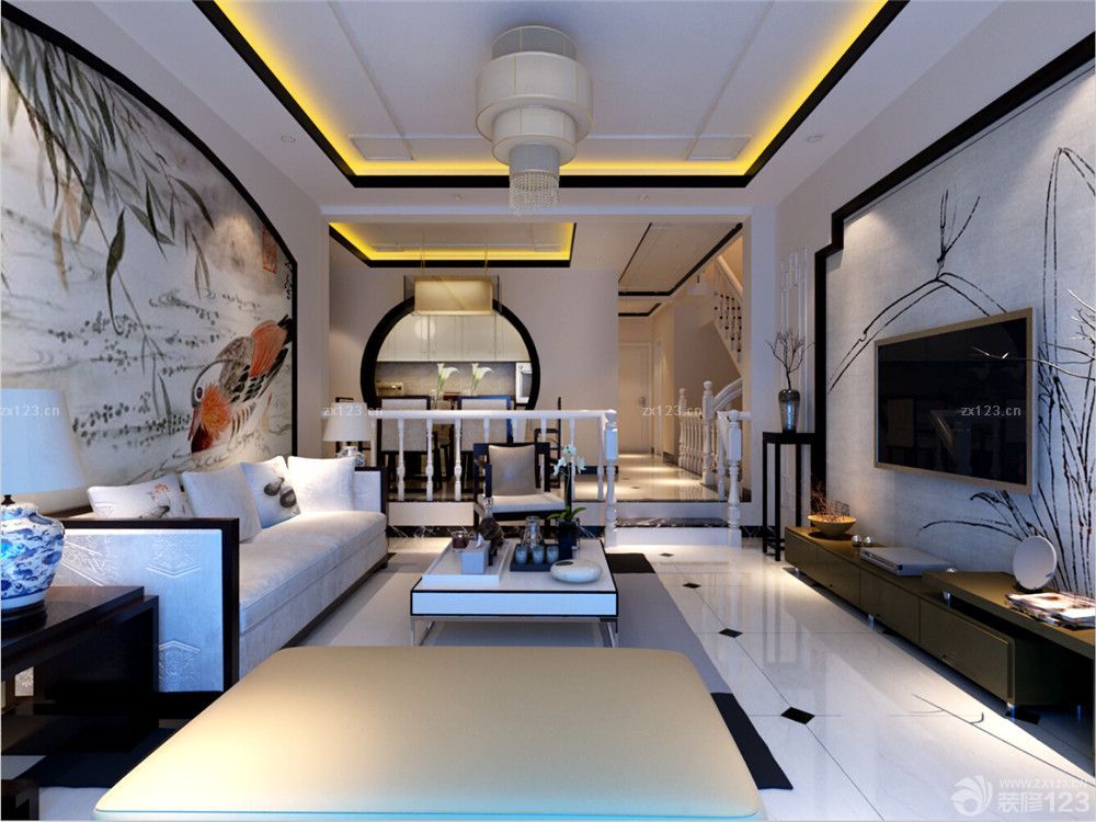 客厅组合电视柜设计效果图欣赏