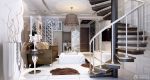 复式装修效果图大全2025旋转楼梯装修案例