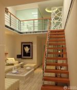 复式装修效果图大全2025实木楼梯设计