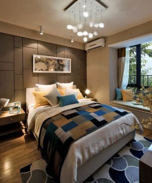 2025最新乡村别墅卧室大飘窗装修实景图