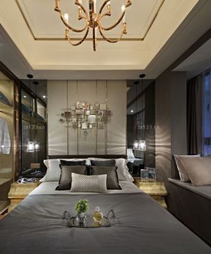 时尚混搭风格卧室大飘窗装修案例大全