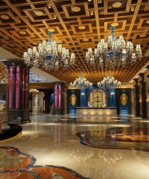 经典欧式风格ktv大厅设计案例图片