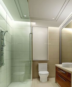 2023现代家装浴室玻璃门设计图片