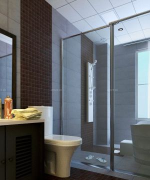 2023现代家装浴室玻璃门装修效果图