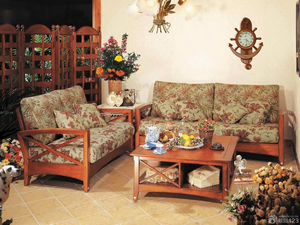 英式乡村风格沙发垫效果图欣赏