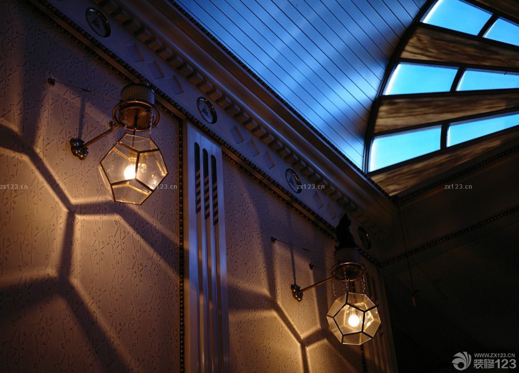 2025墙面中式壁灯装饰效果图