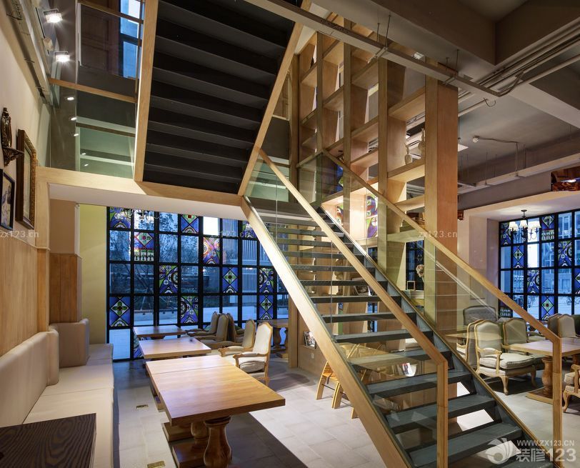 现代风格咖啡厅沙发装修效果图欣赏