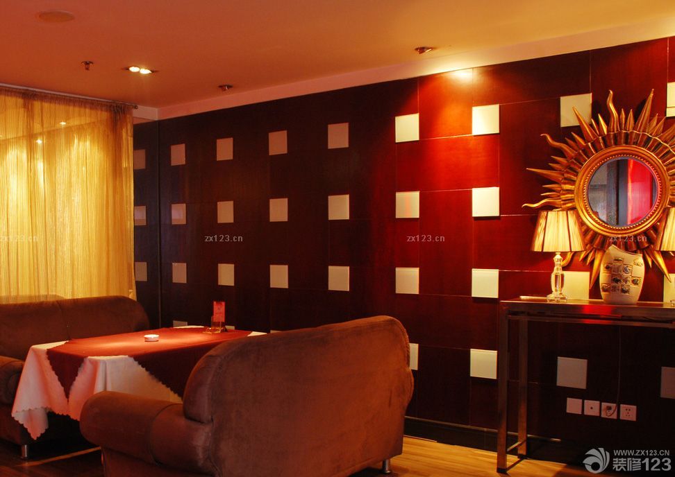 简约时尚风格咖啡厅沙发装修图片